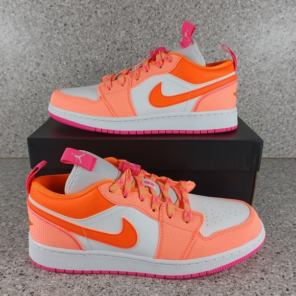 Jordan Shoes - Nike Air Jordan 1 Low Utility 'Hyper Crimson' Sneakers